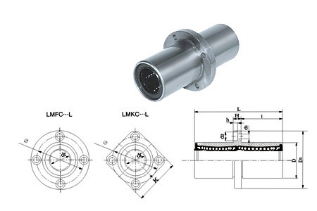 供应中间法兰轴承 LMFC12L